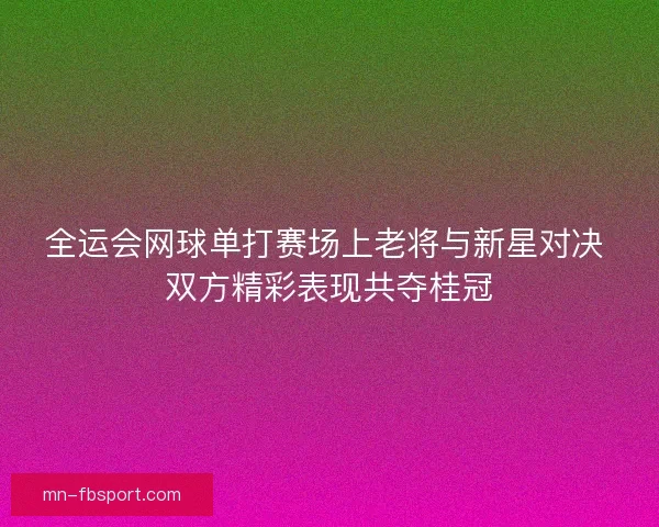 全运会网球单打赛场上老将与新星对决 双方精彩表现共夺桂冠 全运会网球单打赛场上老将与新星对决 双方精彩表现共夺桂冠